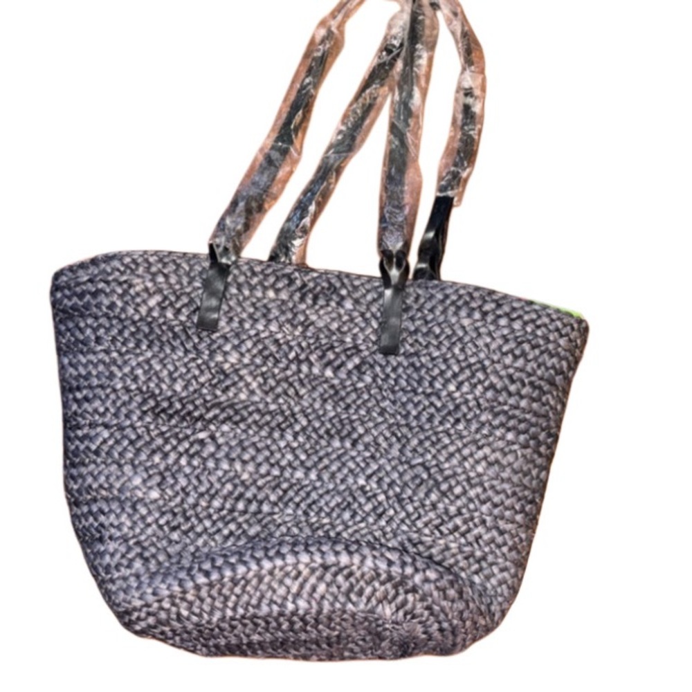 Straw Tote by Anne Klein